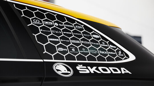 Team Jumbo-Visma en Skoda