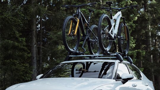 Buitenlandverklaring auto met fiets