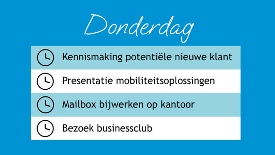 Donderdag accountmanager