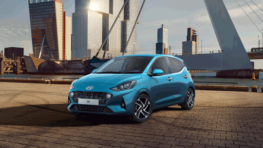 Hyundai i10 slider overzicht