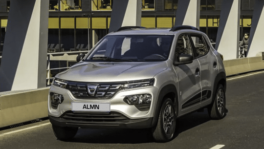 Dacia spring overzicht slider