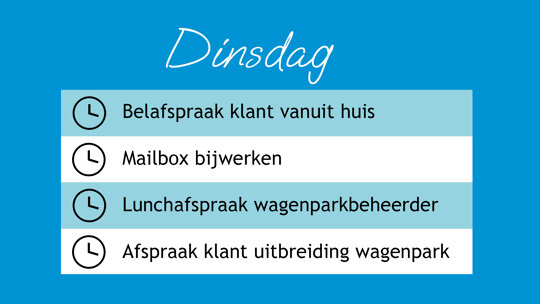 Dinsdag accountmanager