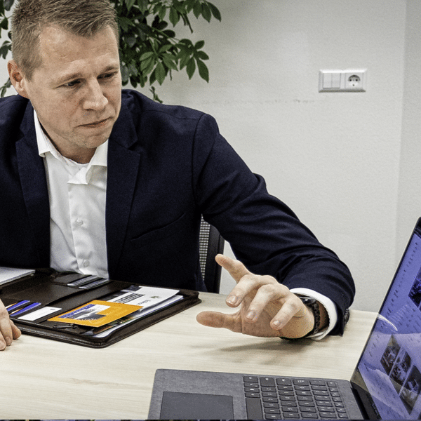 Jaap en klant mobiel