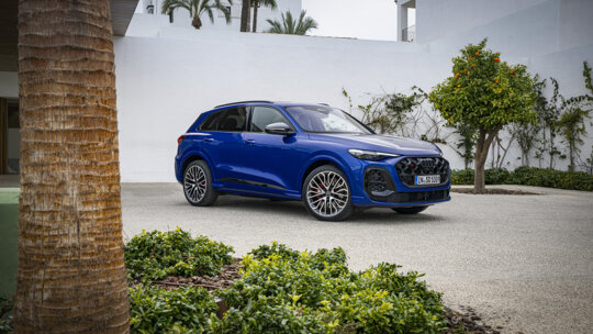 Audi SQ5 blauw