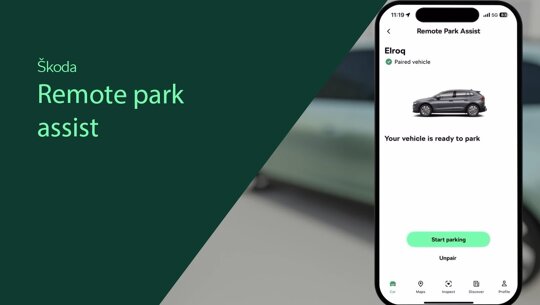 Rijassistenten Remote Park Assist