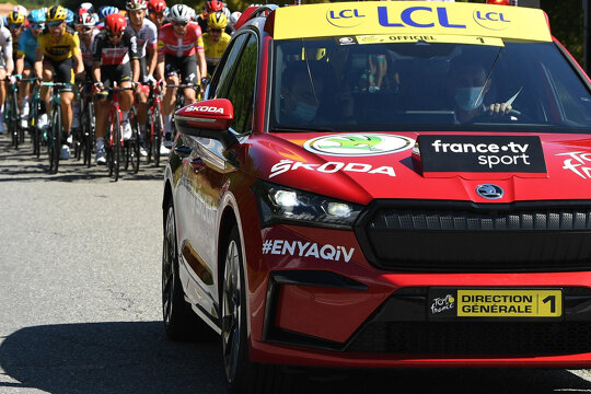 Skoda- Enyaq IV Tour de France 2021