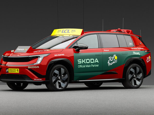 Skoda Peaq Tour de France hero mobiel