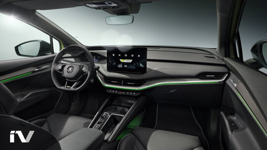 interieur van ENYAQ iv COUPÉ