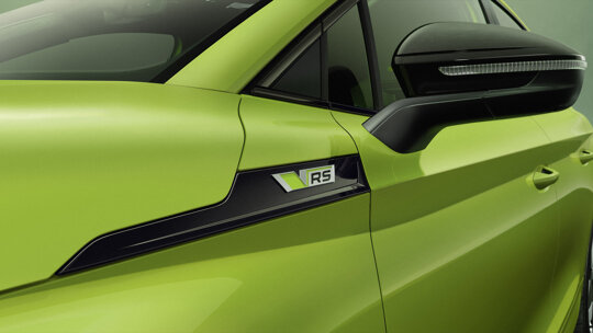 Skoda Enyaq RS mamba green