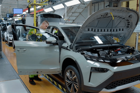 Skoda fabriek Hero mobiel