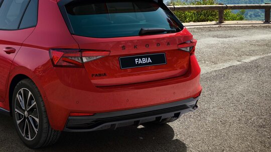 FABIA Monte Carlo achterkant bumper