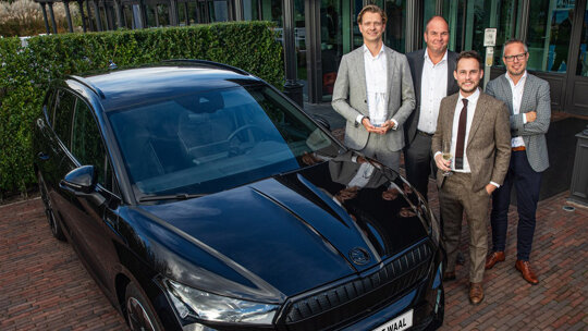 Overhandiging prijs skoda