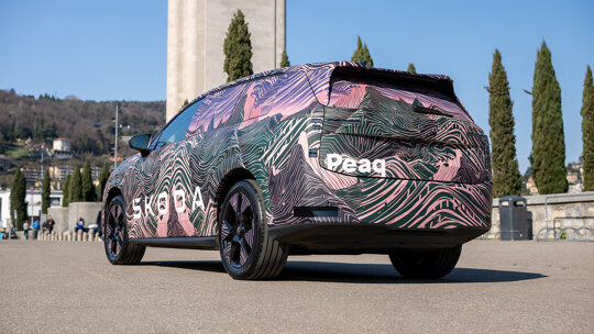Skoda Peaq achterzijde