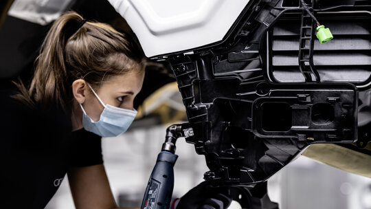 Co2-neutrale Productie Audi e-tron GT