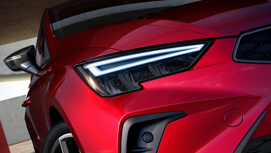 Nieuwe SEAT Ibiza koplamp
