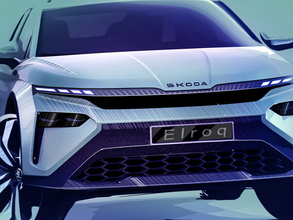 Skoda Elroq schetsen hero mobiel