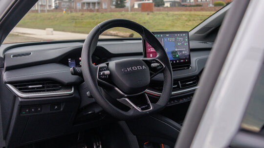 Skoda Elroq Sportline interieur cockpit