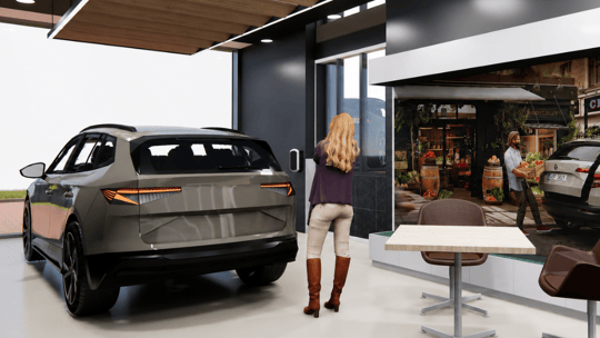 Slider showroom tiel