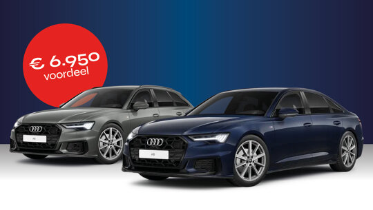 Card - A6 avant en limo