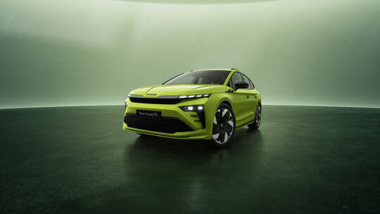 De nieuwe Škoda Enyaq RS voorkant