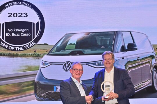 volkswagen id buzz cargo van of the year