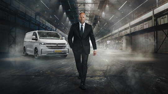 Volkswagen Transporter met Jason Statem