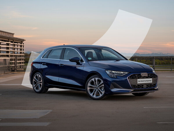 Audi A3 Sportback hero mobiel - met wing
