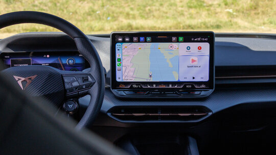 CUPRA Raval infotainmentscherm