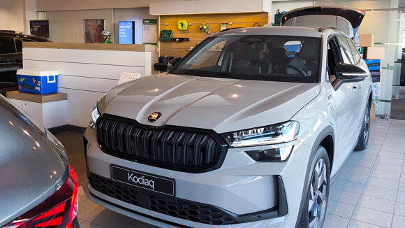 Skoda Kodiaq in de showroom Nijmegen