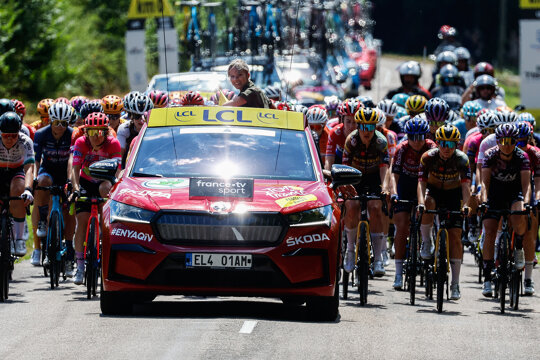 Tour de France Femmes avec Zwift hero mobiel