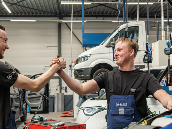Volkswagen Bedrijfswagens werkplaats hero mobiel