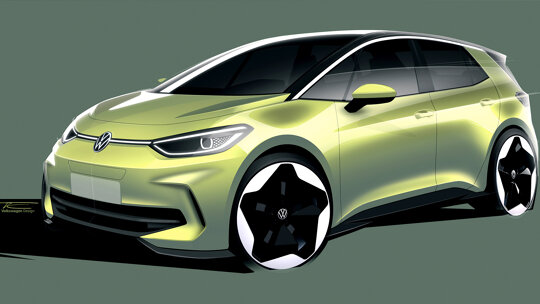 zijkant id.3 concept