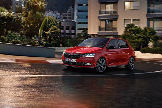 Skoda Fabia Monte Carlo hero mobiel