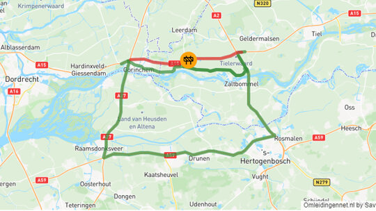 A15 werkzaamheden