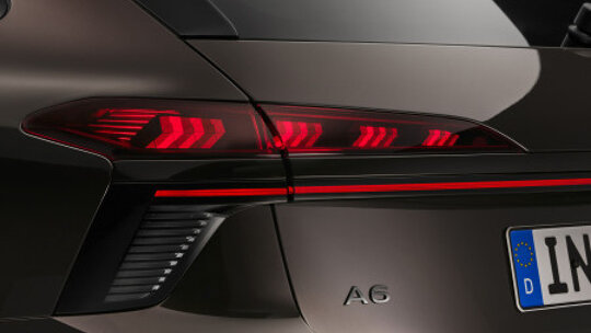 A6 Avant achterlichtcluster in detail
