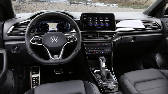 dynamisch interieur van volkswagen t-roc