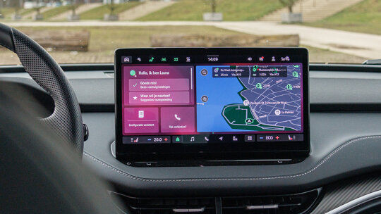 Skoda Elroq Sportline infotainmentscherm