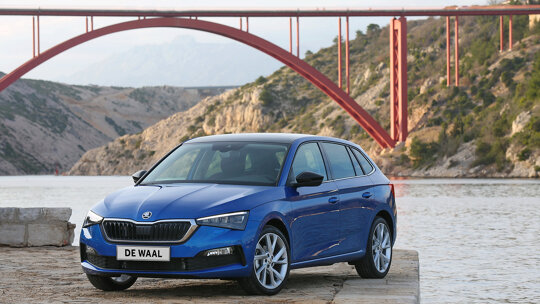 skoda scala voorkant brug