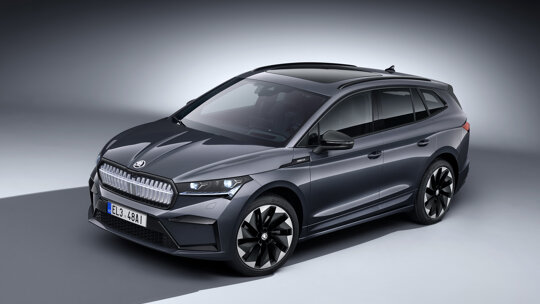 Zwarte details enyaq iv Sportline