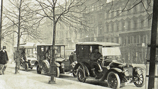 Taxi's skoda 1907