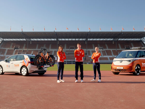 Team NL rijdt Volkswagen hero mobiel