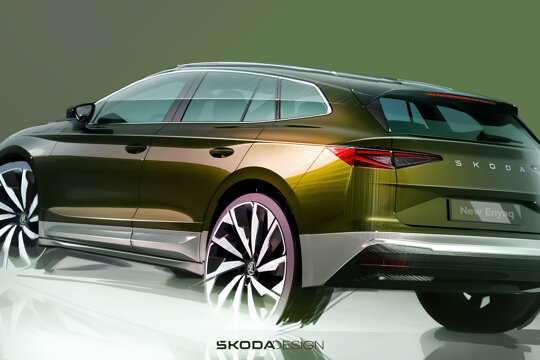 exteriorsketchesofthenewskodaenyaqfamilymodernsolidupdate