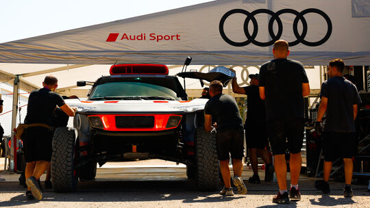 rally tent audi