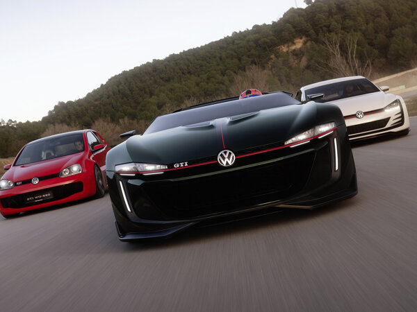 Volkswagen concept-GTI's hero mobiel