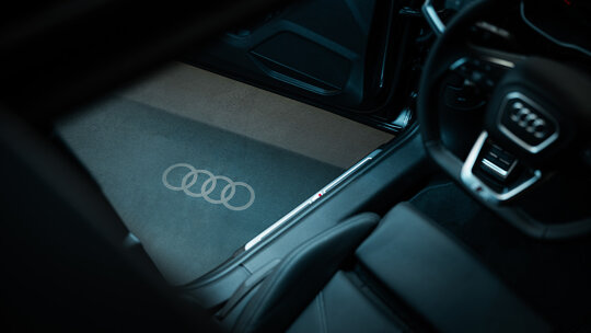 Audi Q3 met instapverlichting
