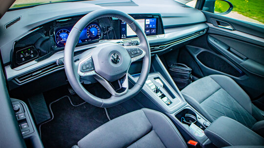 Digitaal interieur Volkswagen Golf