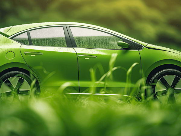 Groene Auto Mobiel