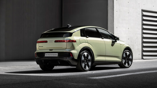 Nieuwe Audi A2 e-tron groen_