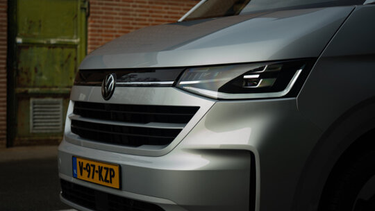 Nieuwe transporter in showroom