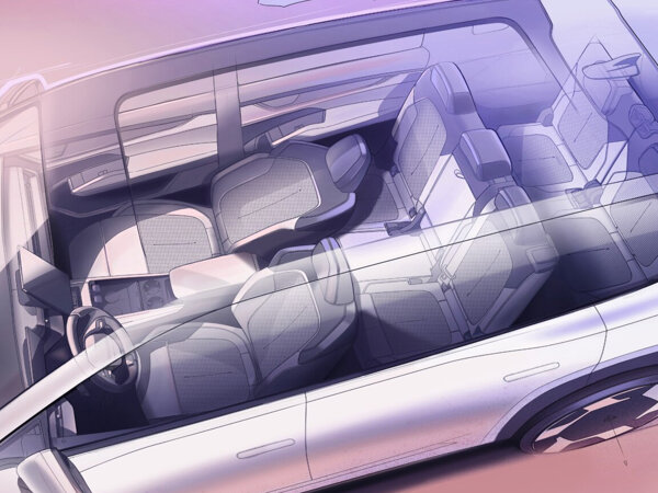 Schetsen interieur Peaq hero mobiel